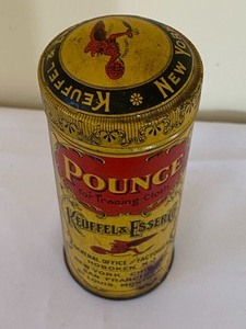 lot 87 image: Vintage Lithograph Pounce Tin