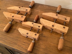 lot 119 image: Three Jorgensen Wood Working Clamps