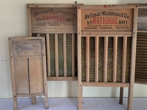 lot 106 image: Four Vintage Washboards