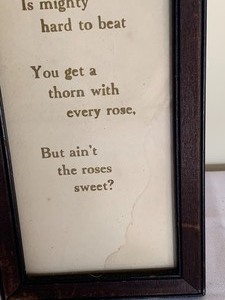 lot 105 image: Vintage Framed Watercolor