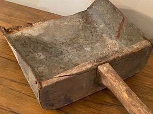 lot 120 image: Primitive MetalWooden Scoop