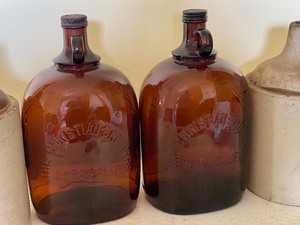 lot 142 image: Crockery Jugs and Glass Jugs