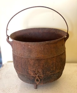 lot 153 image: Two Metal Primitive Containers