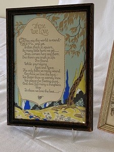 lot 169 image: Three Framed 1920s Mottos
