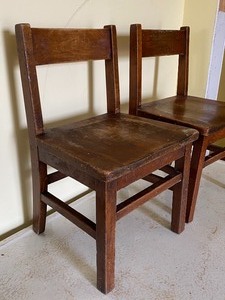 lot 184 image: Pair of Antique Childrens Chairs