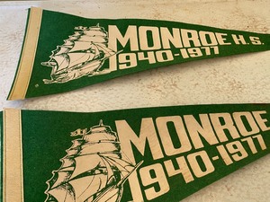 lot 189 image: Two Monroe High School  (1940-1977) Pendants
