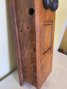 lot 207 image: Oak Wall Phone