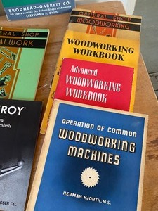 lot 232 image: Vintage Wood and Metal Working BooksManuals