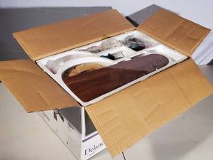 lot 244 image: Open Item Appears to be new, Minka Aire Lighted Delano Ceiling Fan