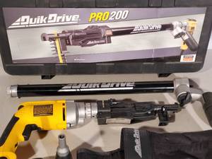 lot 246 image: Like New Quick Drive Pro200 DeWalt Drywall Screw Gun Model DW276
