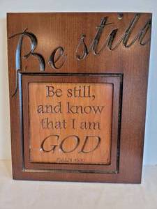 lot 308 image: Madonna Figure & Religious Plaque