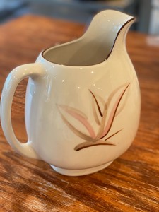 lot 333 image: Mid Century Winfield Pottery Desert Rose Pitcher