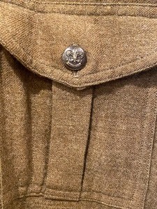 lot 399 image: Vintage Wool Button Up Boy Scout Shirt