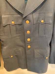 lot 344 image: Vintage US Army Suit CoatUniform