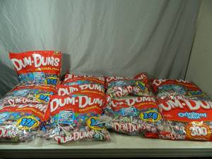 lot 112 image: 10 New Bags of Dum Dum Suckers