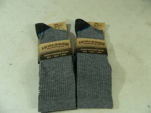 lot 114 image: 2 New Pair of Merino Wool Hiwassee Trading Co Socks