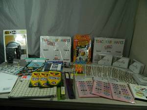 lot 115 image: New Craft, Office, and School Supplies