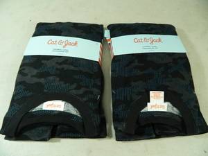 lot 138 image: 2 New Blue Camo 2 Piece Boys Long Underwear Sets