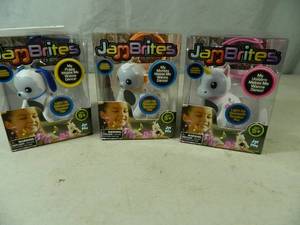 lot 144 image: 3 New JamBrites Light Up Bluetooth Speakers
