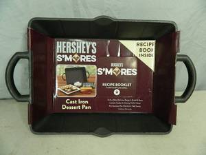 lot 8 image: New Smores Cast Iron Dessert Pan with Recipe Booklet