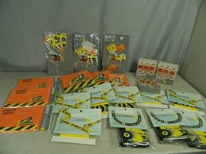 lot 38 image: New Super Cute Construction  Heavy Equipment Party Supplies