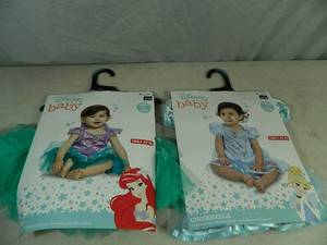lot 50 image: 2 New Disney Baby Girl 6-12 Months Dresses  Costumes