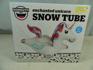 lot 56 image: New Large Enchanted Unicorn Snow Tube