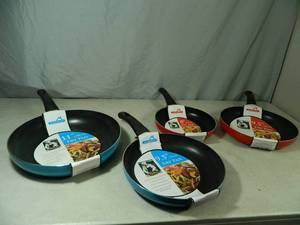 lot 83 image: 4 New Fry Pans