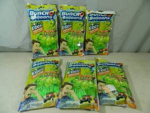 lot 107 image: 6 New Packs of Self Sealing Surprise Stink Water Balloons