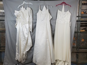 lot 40B image: 3 Wedding Dresses