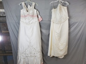 lot 40C image: 2 Wedding Dresses