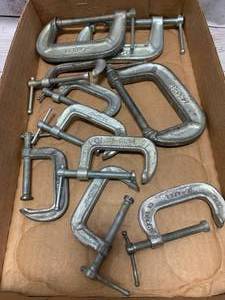 lot 7 image: Lot of 10 C Clamps