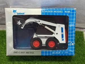 lot 30 image: Bobcat 743B Loader Diecast New in Box Sold $50 on Ebay