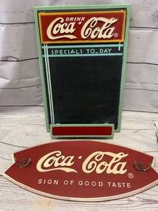 lot 40 image: Coca Cola Coat Rack & Reader Board