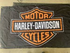 lot 54 image: Harley-Davidson 3 X 5 Flag