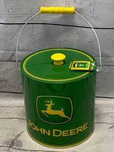 lot 59 image: New John Deere Metal Ice Bucket 7  Tall