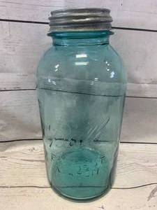 lot 96 image: Half Gallon Antique Ball Perfect Mason Jar