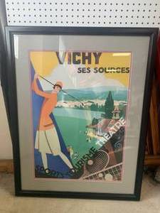 lot 101 image: Framed Artwork Approximately 28 X 37