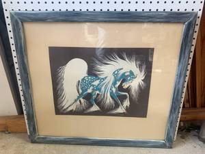 lot 102 image: Framed Artwork Approximately 23 X 27