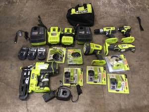 lot 3 image: Lot of assorted Ryobi Tools various kinds and in good condition customer returns see pictures