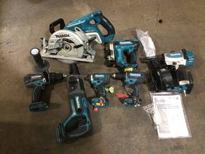 lot 37 image: Lot of assorted Makita Tools in good condition see pictures