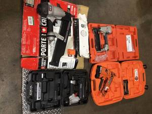 lot 42 image: Lot of assorted Branded Nailers see pictures