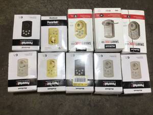 lot 44 image: Lot of assorted Powerbolt door entry  open boxes see pictures