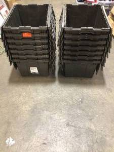 lot 45 image: Lot of Heavy Duty Flip Totes review pictures