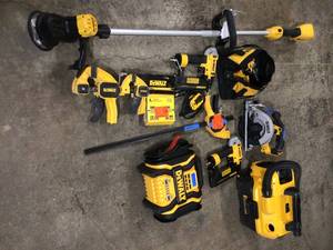 lot 46 image: Lot of assorted Dewalt Tools in good condition see pictures