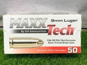 lot 18 image: 50 Rounds 9mm Ammo Ammunition