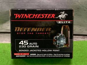 lot 21 image: 20 Rounds .45 Auto Defender Ammo Ammunition