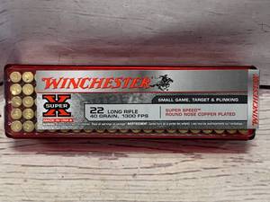 lot 22 image: 100 Rounds .22 Ammo Ammunition