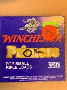 lot 37 image: 100ea Small Rifle Primers (no shipping)