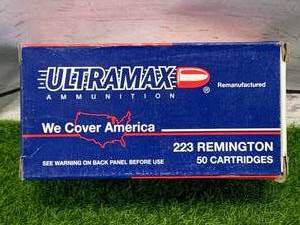 lot 39 image: 50 Rounds .223 Hollow Point Ammo Ammunition